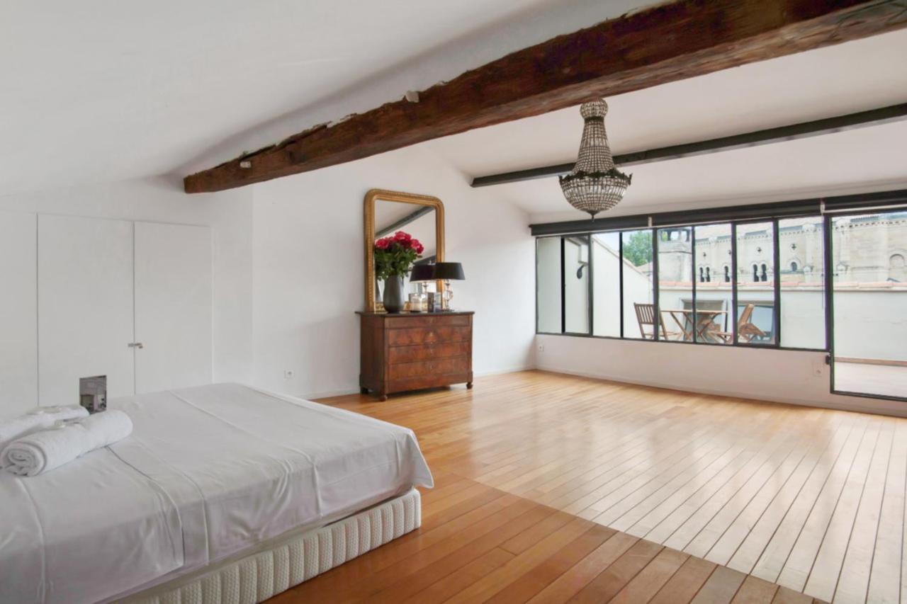 Charming And Large Duplex Flat With Beautiful Terrace In Avignon Apartment Екстериор снимка